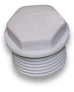 Twist nippel M 20 plastic closed
